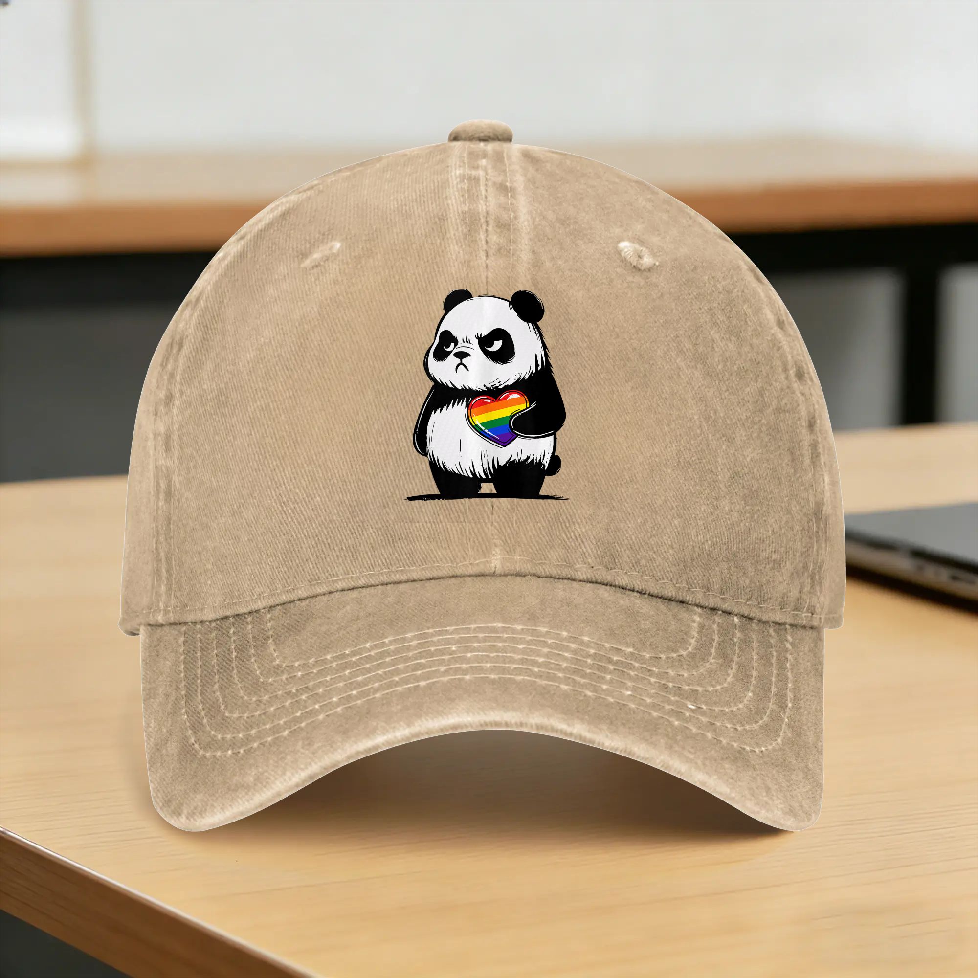 Outdoor Sport Hat Classic - Angry Panda LGBTQ Pride Month Baseballkappe,