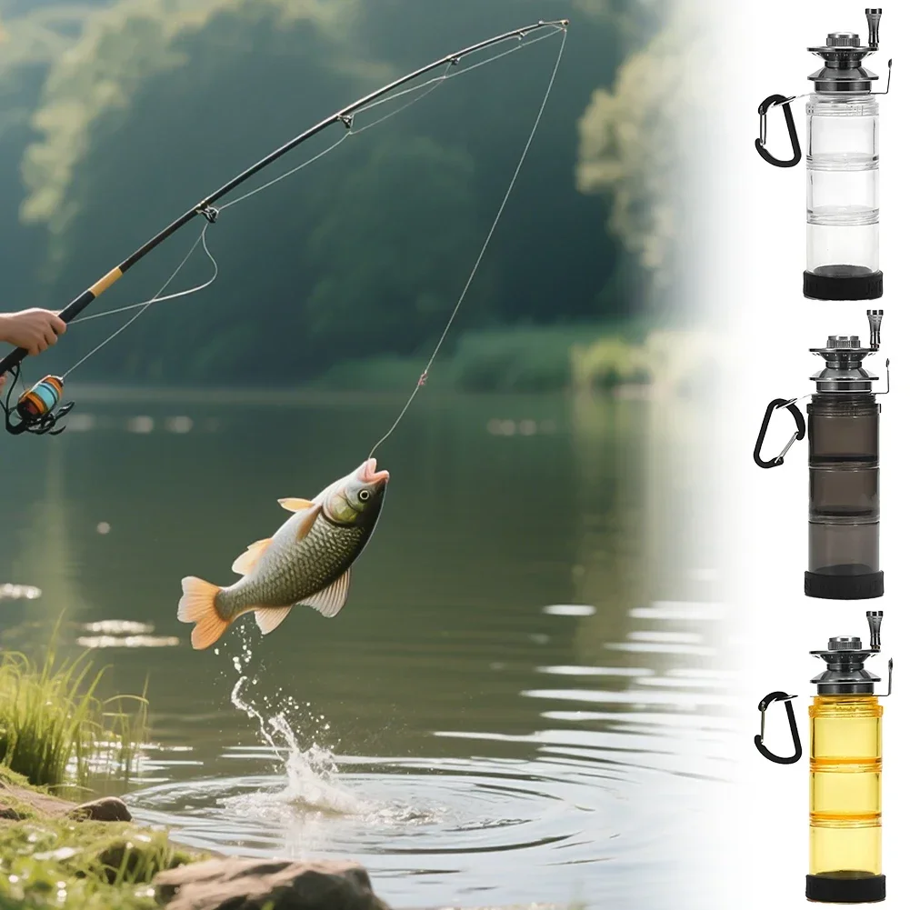 Outdoor Sports Store - Multifunktionale tragbare Angelflasche, Aufbewahrungsbox für Outdoor-Angelbedarf,