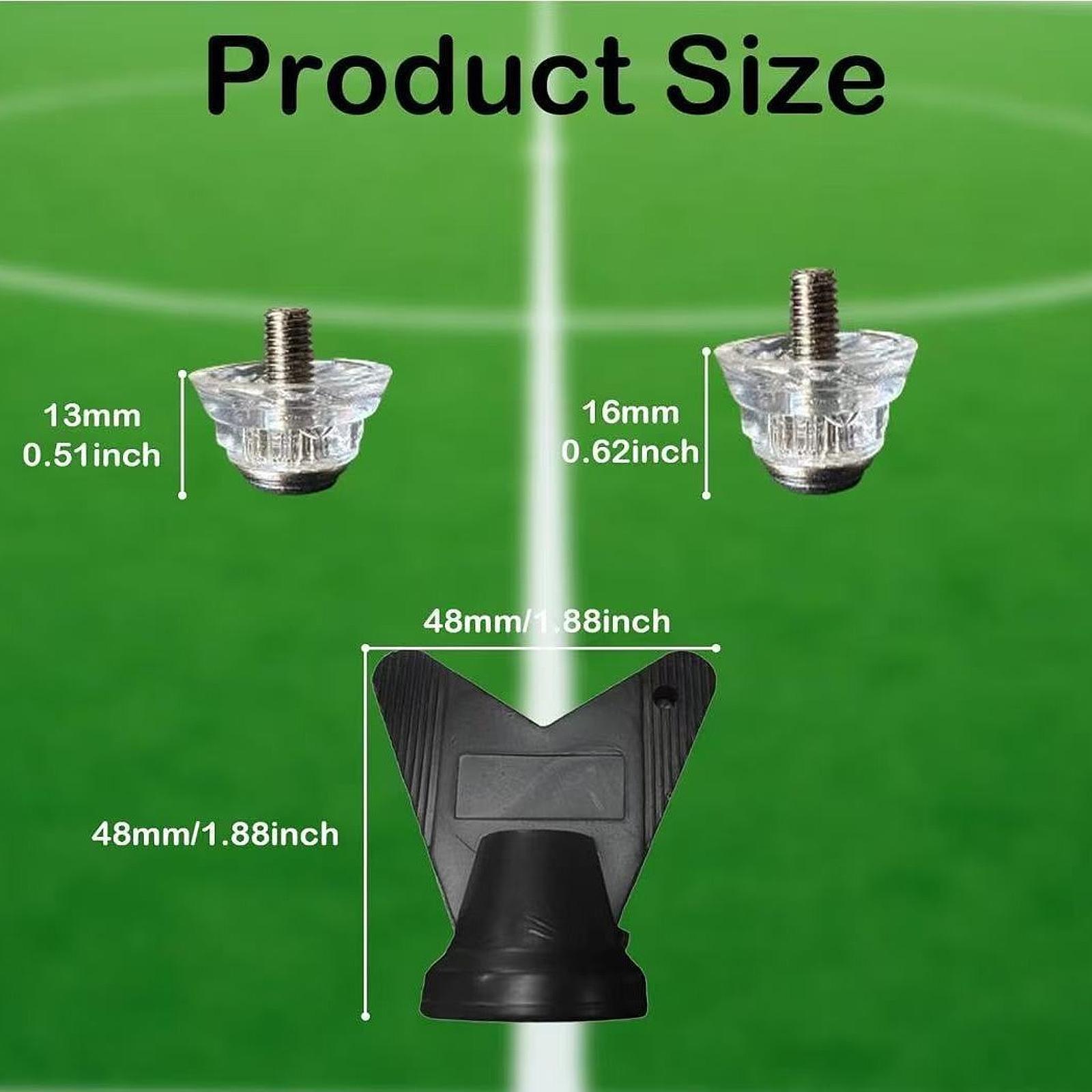 Outdoor Sport Field - Athletische Fußballschuh-Stollen M5 mit Gewinde, Sportspikes