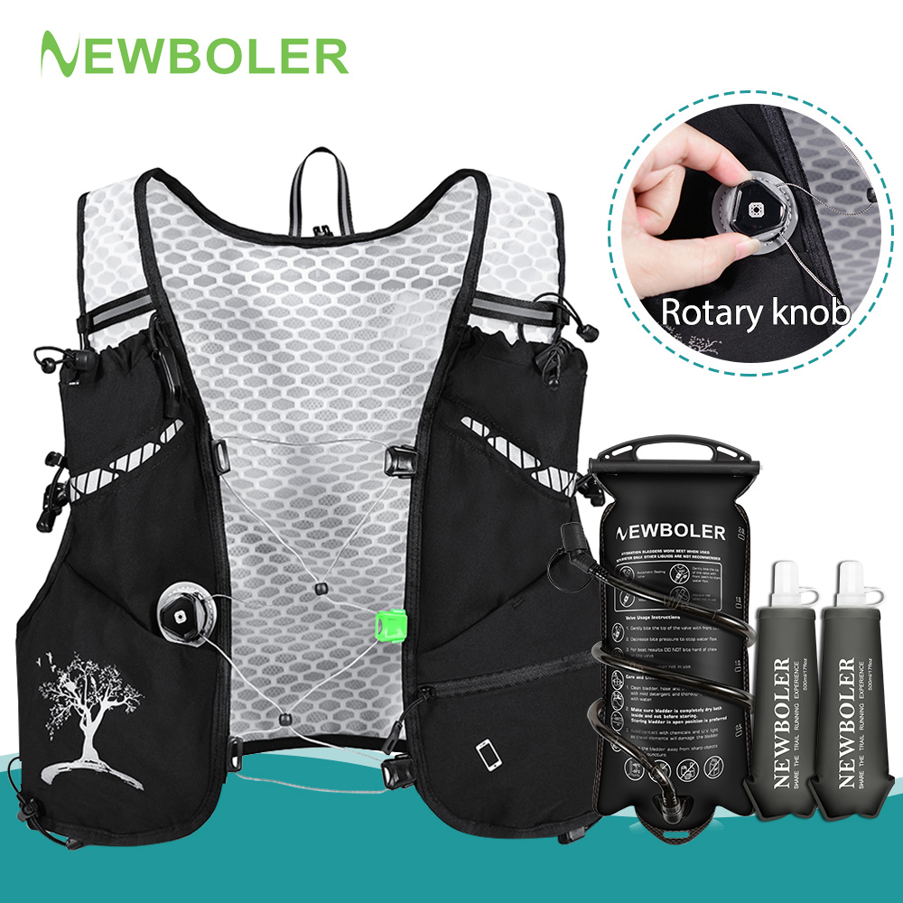 Trail Running Vest - NEWBOLER 8L Outdoor Trail Running Rucksack