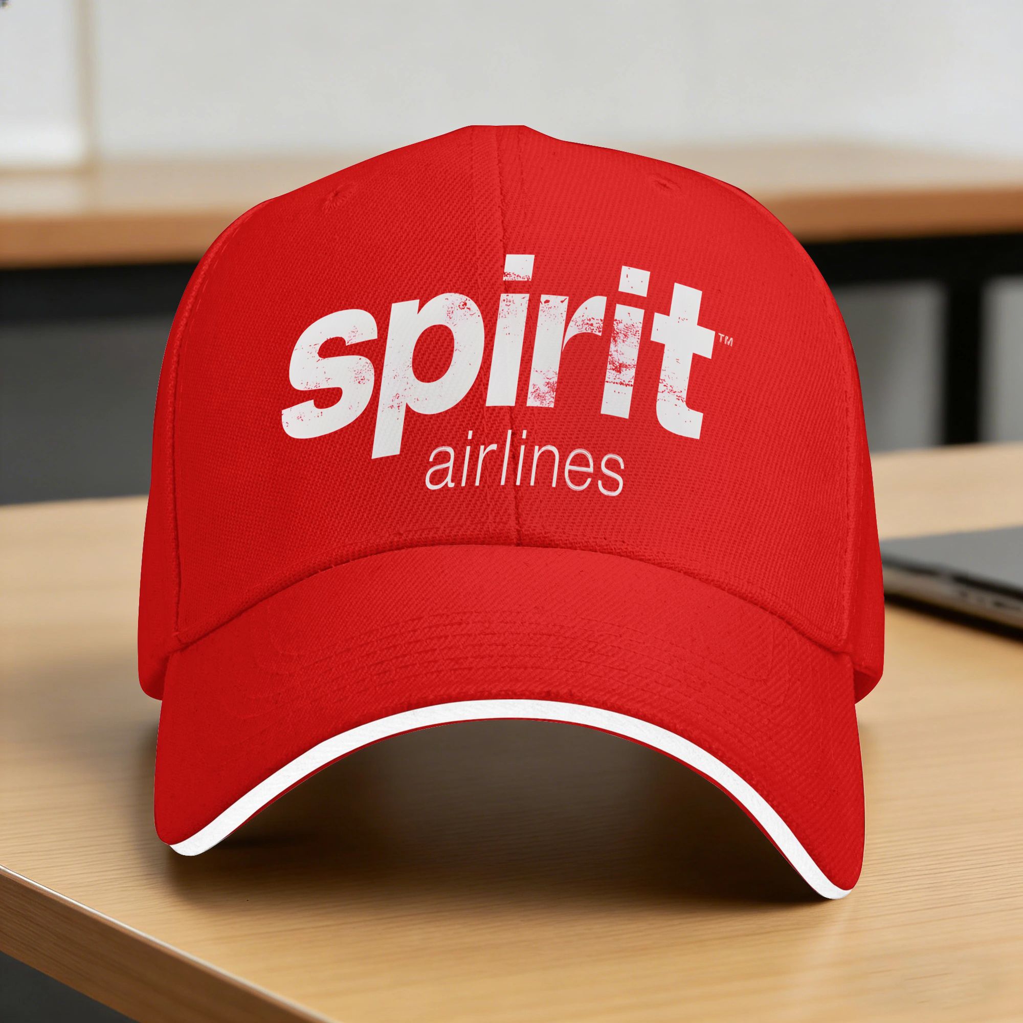 Outdoor Sport Hat Classic - SPIRIT AIRLINES Lässige Baseballkappe, Outdoor-Sport-Trucker-Mütze, Frühlings-Sonnenblende,