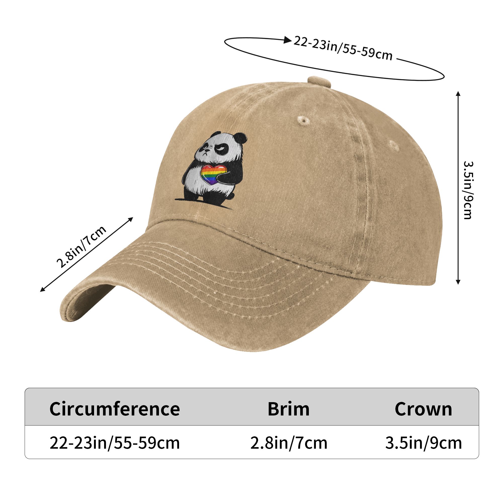 Angry Panda LGBTQ Pride Month  – Outdoor Sport Hat Classic Bewertung und Preis