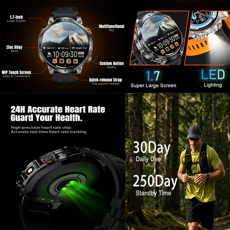 2026 Neue 1,46 Zoll HD-Bildsch – Definition Of Outdoor Sport Bewertung und Preis