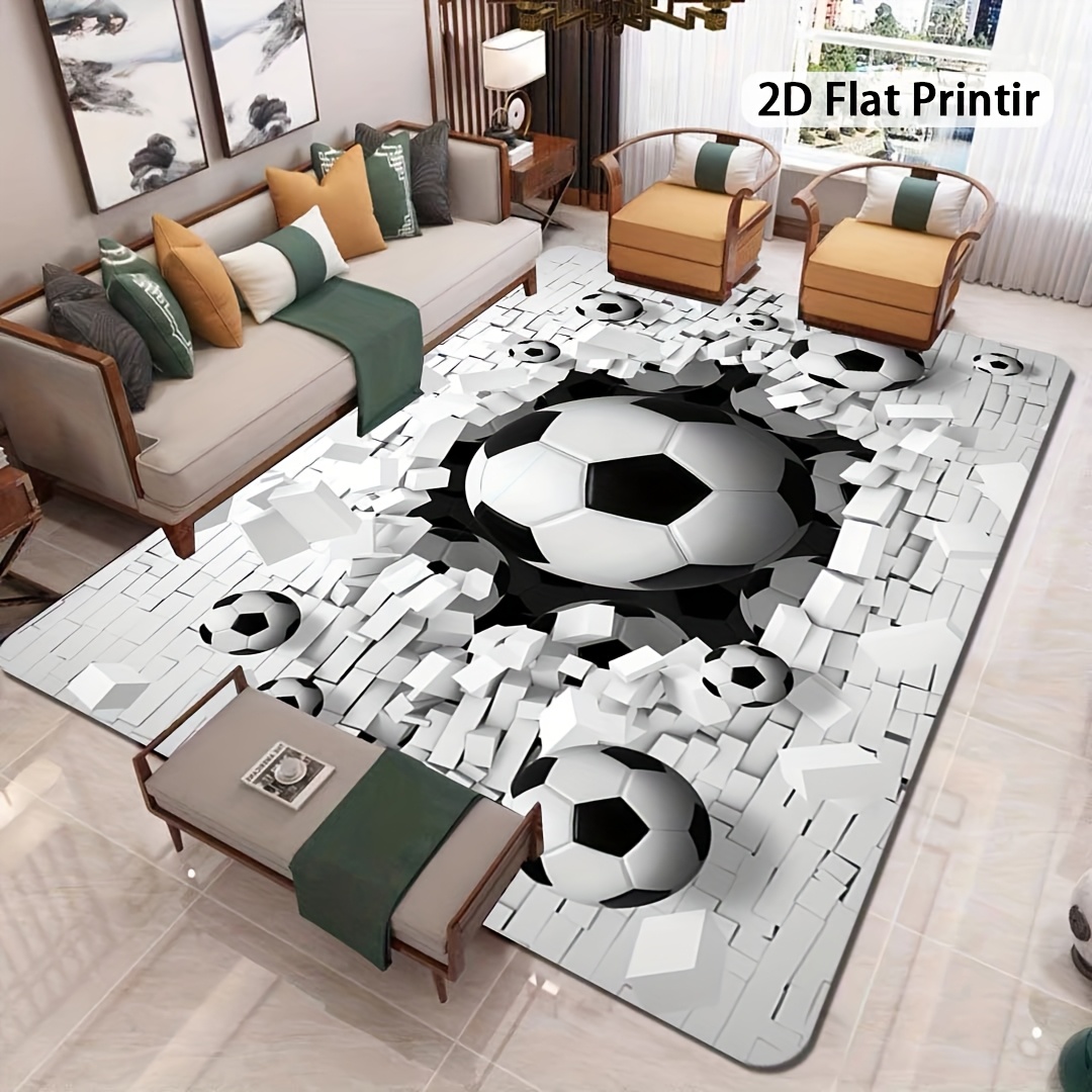 Fußball 3D-Effekt Teppich Flan – Outdoor Sport Area Bewertung und Preis