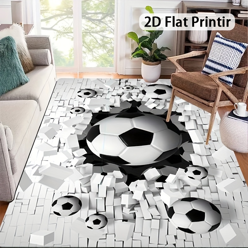Fußball 3D-Effekt Teppich Flan – Outdoor Sport Area Bewertung und Preis