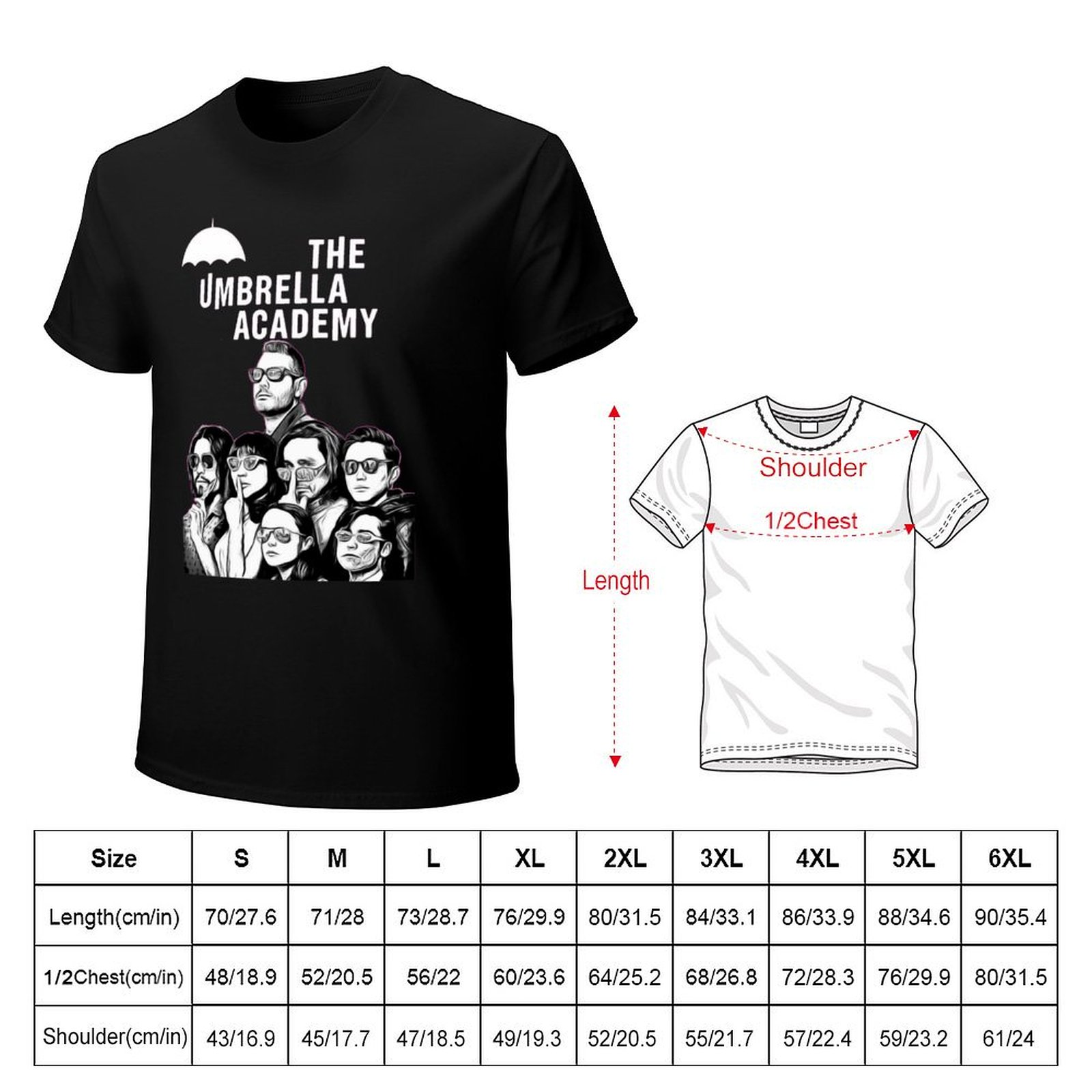 The Umbrella Academy T-Shirt S – Academy Sports Outdoor Bewertung und Preis