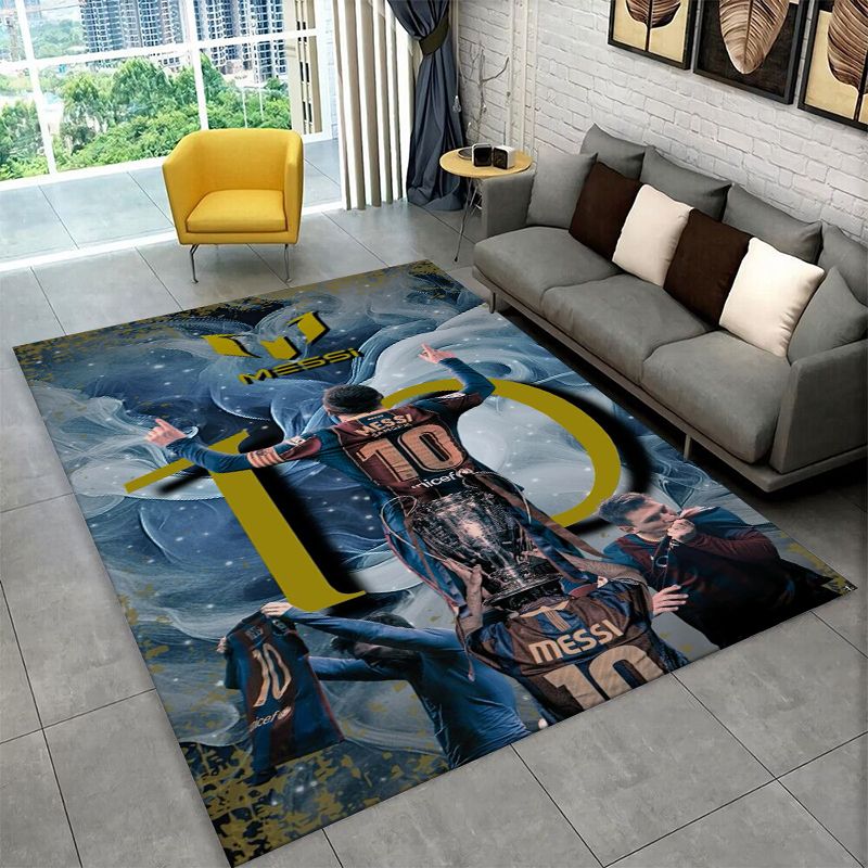 Fußball-Teppich mit Messi-Moti – Outdoor Sport Area Bewertung und Preis