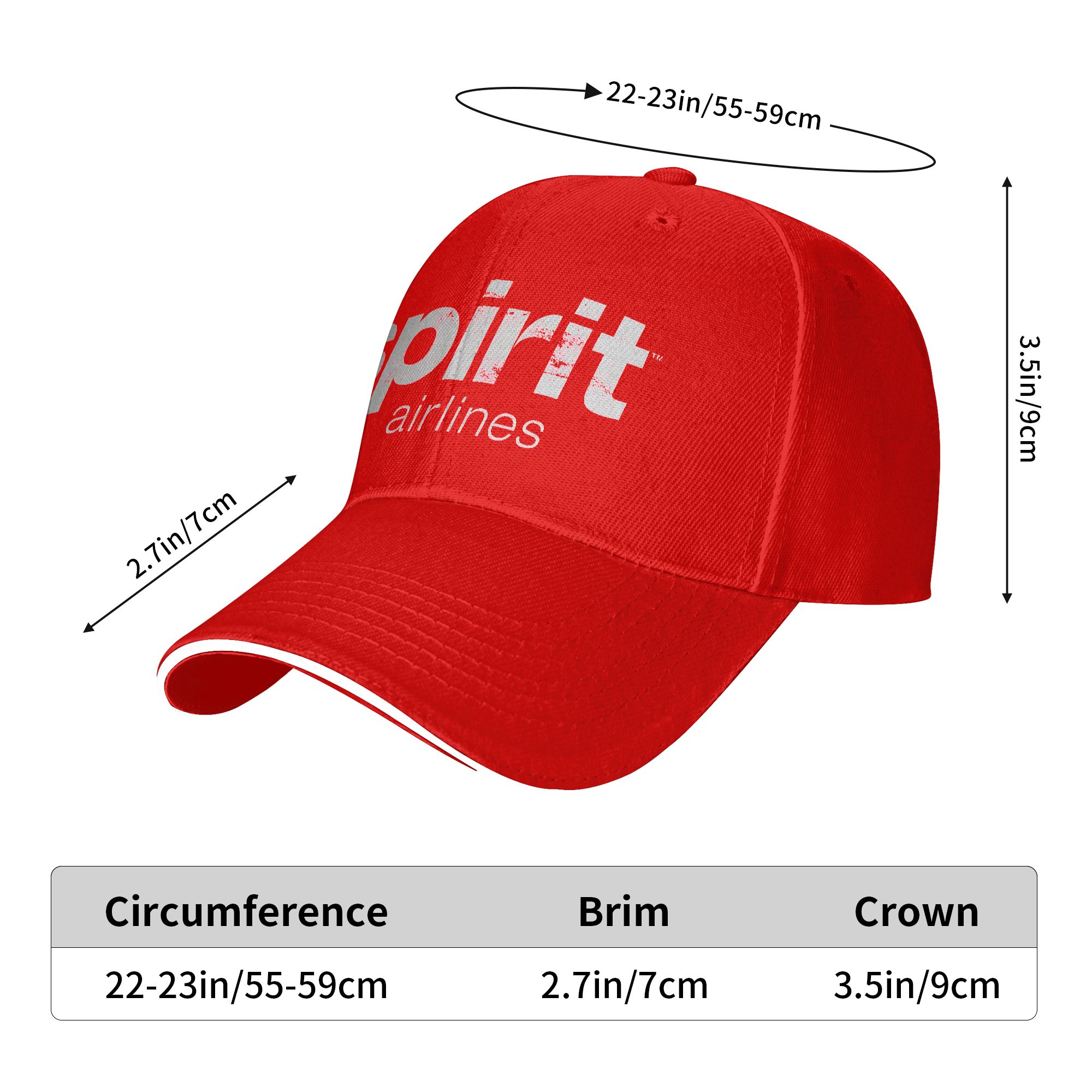 SPIRIT AIRLINES Lässige Baseba – Outdoor Sport Hat Classic Bewertung und Preis