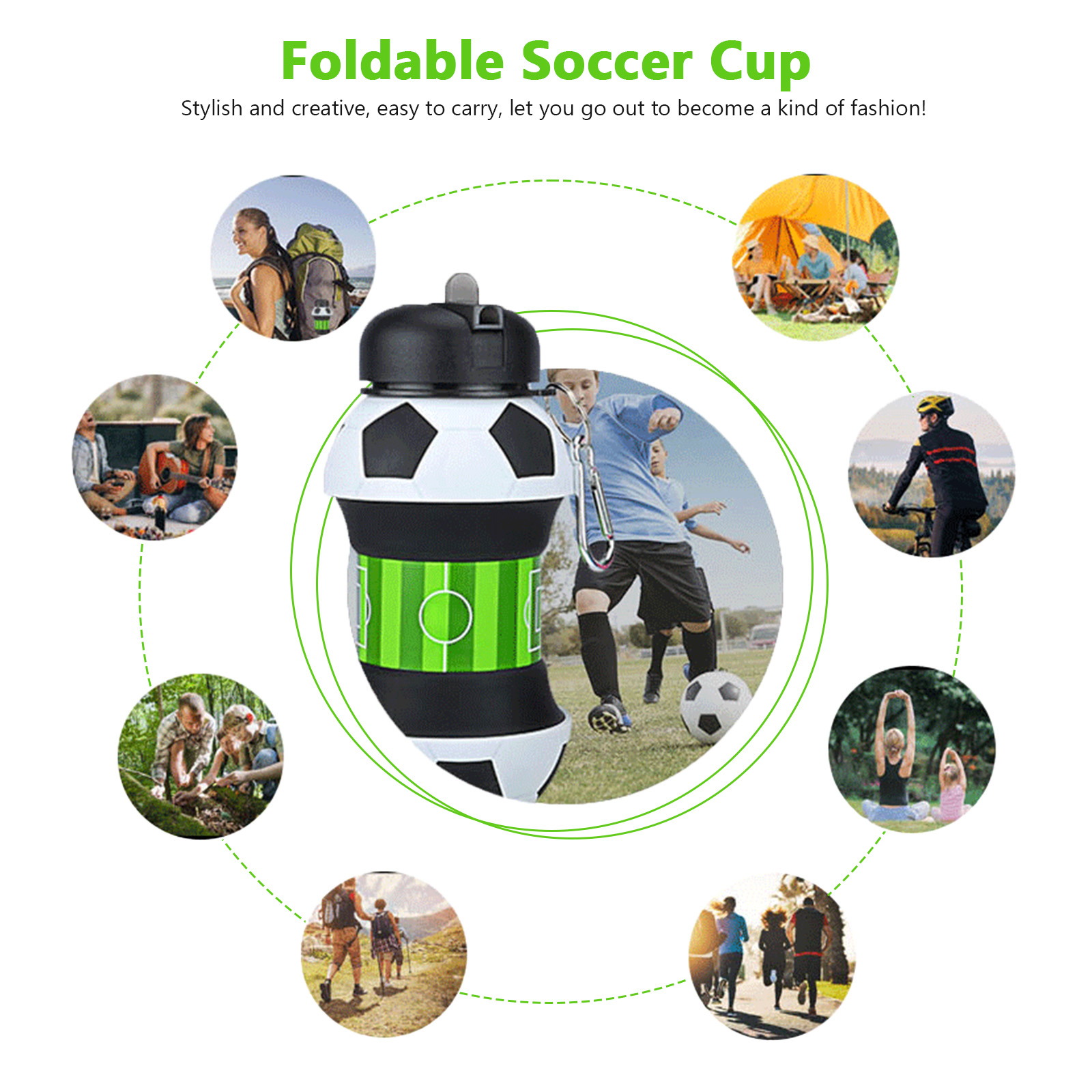 550 ml faltbare Fußball-Wasser – Outdoor Sport Field Bewertung und Preis