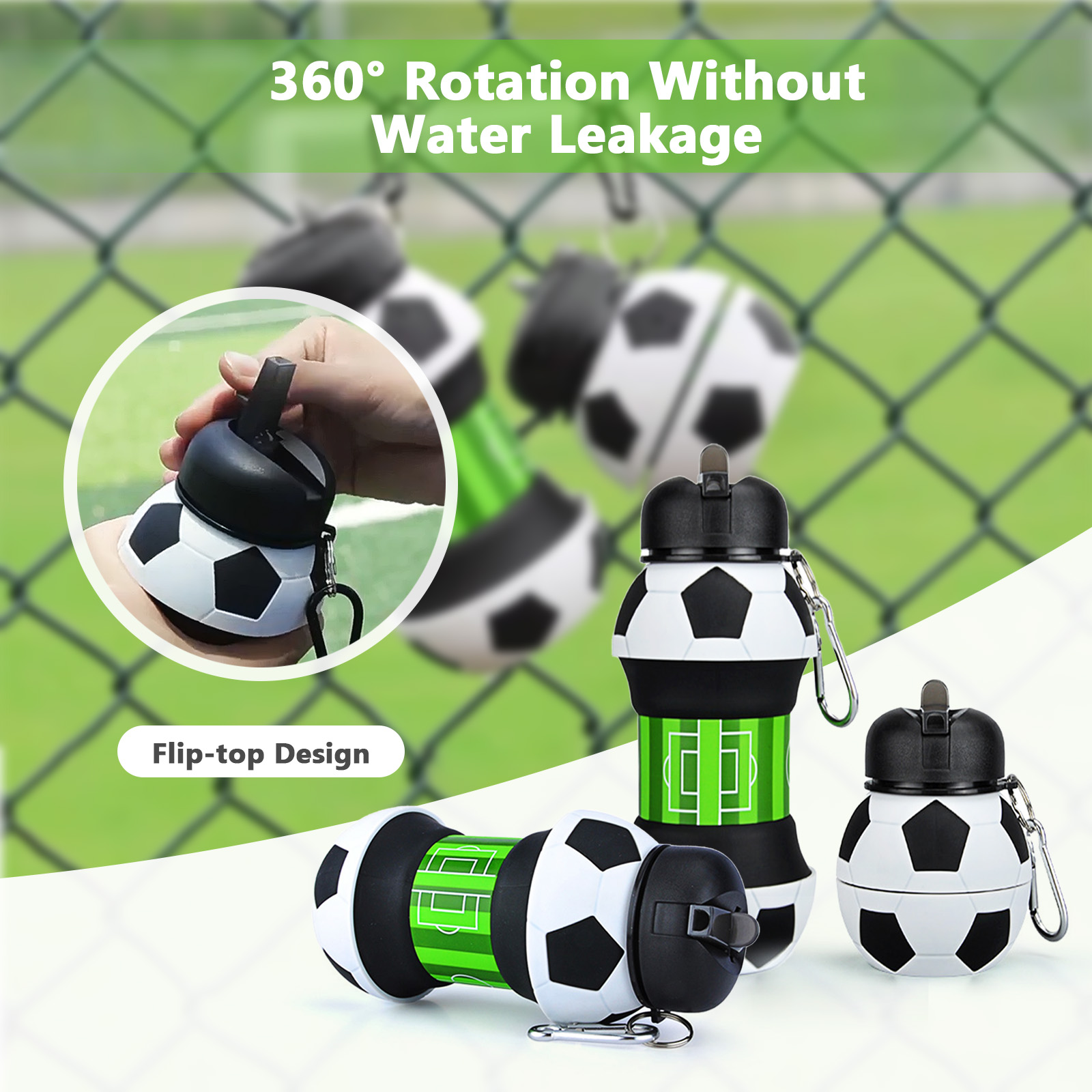 550 ml faltbare Fußball-Wasser – Outdoor Sport Field Bewertung und Preis